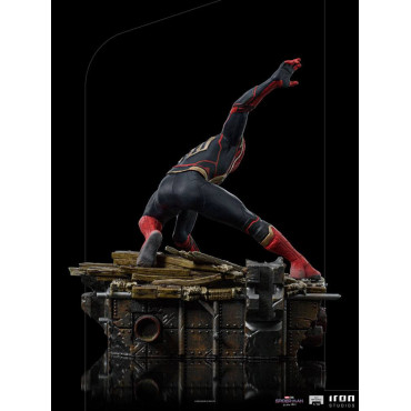 Figura de Peter-One Spidermanno Way Home Estúdio de Ferro 19 cm Marvel