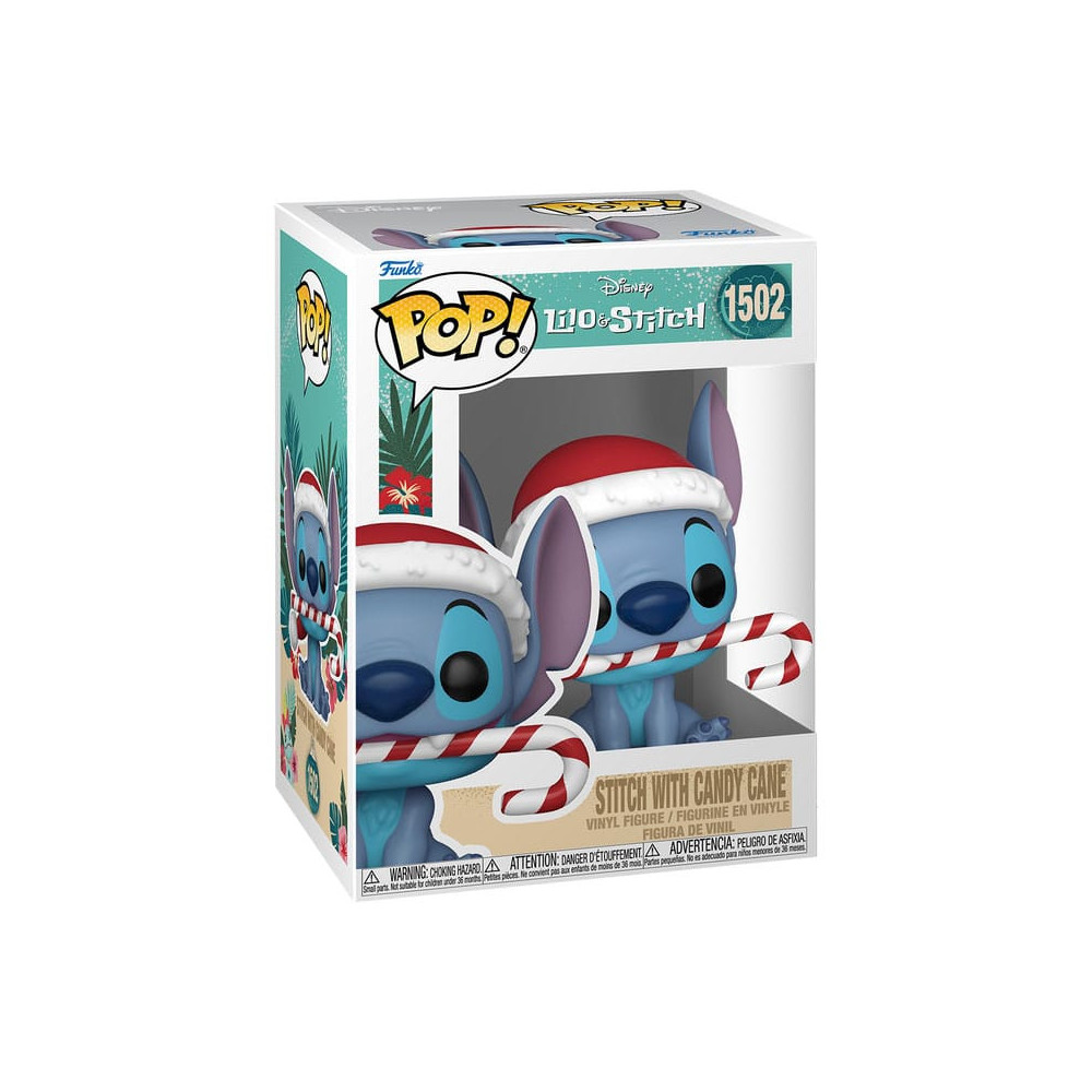 Funko Stitch Pop! Natal com Bengala Doce Disney