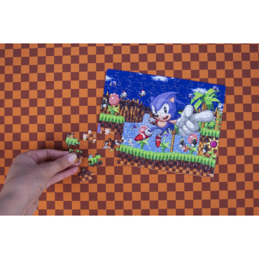 Caneca 3D e Puzzle Sonic The Hedgehog