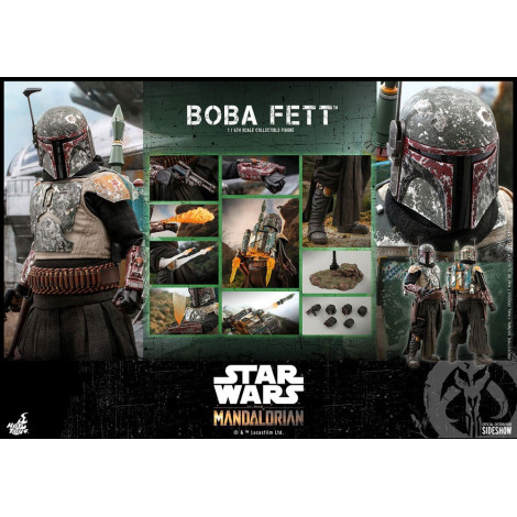 Figura 1/6 Boba Fett O Mandaloriano Hot Toys