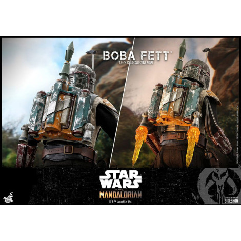 Figura 1/6 Boba Fett O Mandaloriano Hot Toys