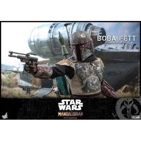 Figura 1/6 Boba Fett O Mandaloriano Hot Toys