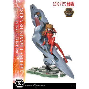 Figura Rebuild Of Evangelion 1/4 Asuka Shikinami Langley Versão Bónus 66 Cm