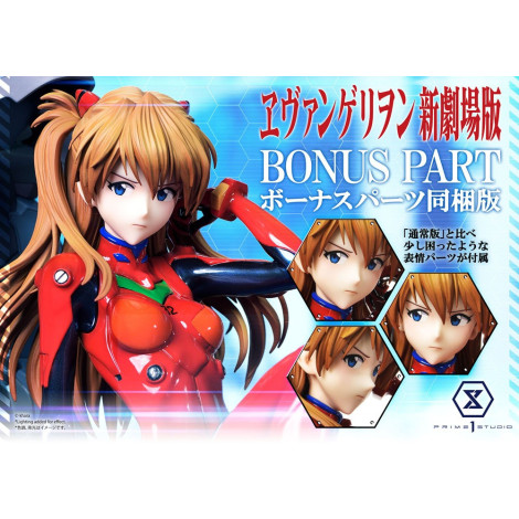 Figura Rebuild Of Evangelion 1/4 Asuka Shikinami Langley Versão Bónus 66 Cm