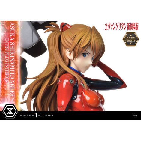 Figura Rebuild Of Evangelion 1/4 Asuka Shikinami Langley Versão Bónus 66 Cm