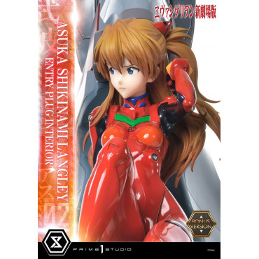 Figura Rebuild Of Evangelion 1/4 Asuka Shikinami Langley Versão Bónus 66 Cm