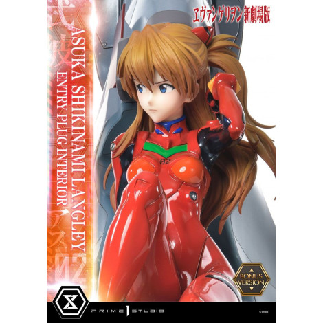 Figura Rebuild Of Evangelion 1/4 Asuka Shikinami Langley Versão Bónus 66 Cm