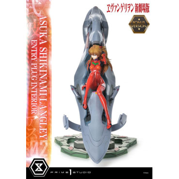 Figura Rebuild Of Evangelion 1/4 Asuka Shikinami Langley Versão Bónus 66 Cm