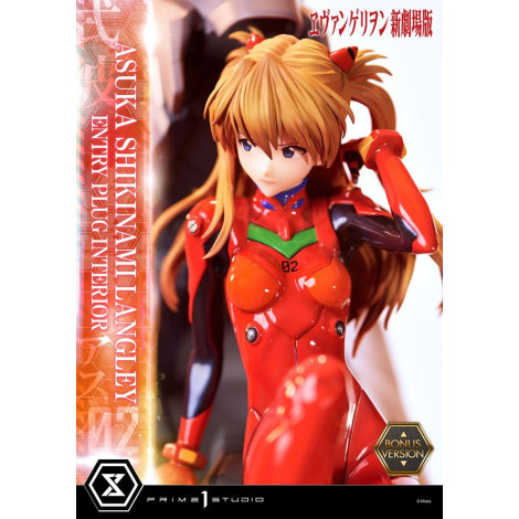 Figura Rebuild Of Evangelion 1/4 Asuka Shikinami Langley Versão Bónus 66 Cm