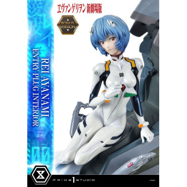 Rebuild Of Evangelion Figura 1/4 Rei Ayanami Versão Bónus 66 Cm