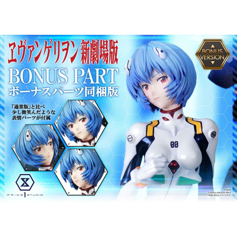 Rebuild Of Evangelion Figura 1/4 Rei Ayanami Versão Bónus 66 Cm