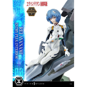 Rebuild Of Evangelion Figura 1/4 Rei Ayanami Versão Bónus 66 Cm