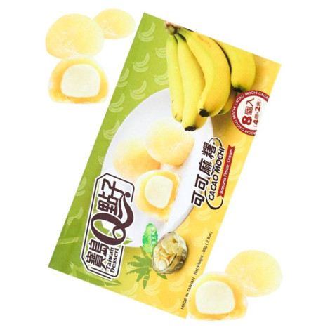 Mochis de banana e cacau