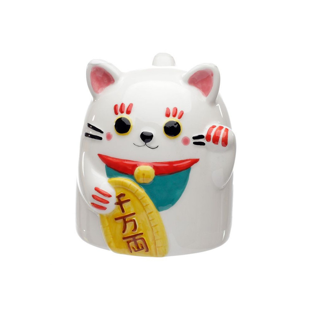 Caneca de cerâmica Maneki Neko 3D