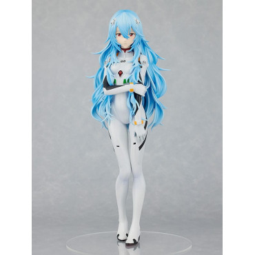 Rebuild Of Evangelion Pvc Pop Up Parade Xl Figure Rei Ayanami: Cabelo comprido Ver. 38 Cm