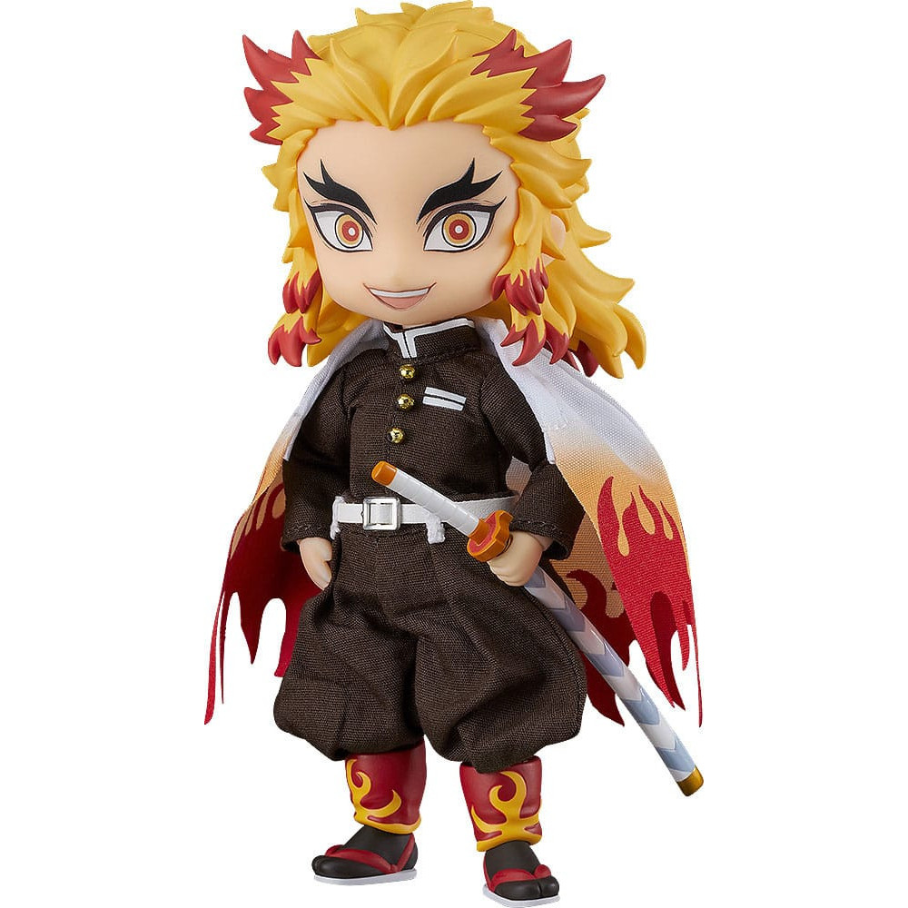 Demon SlayerFigura : Kimetsu No Yaiba Boneco Nendoroid Kyojuro Rengoku 14 Cm