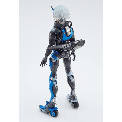 Figura Shojo-Hatsudoki Maqueta Hagane Works Diecast / Pvc Motored Cyborg Runner Ssx_155 Techno Azur 17 Cm