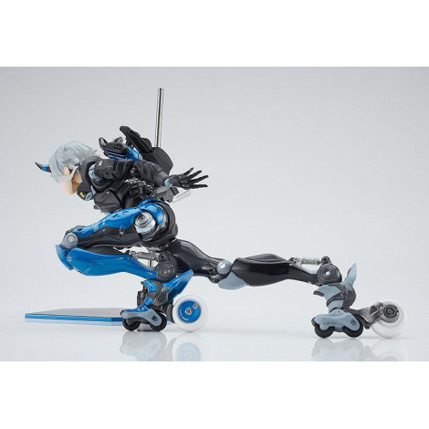 Figura Shojo-Hatsudoki Maqueta Hagane Works Diecast / Pvc Motored Cyborg Runner Ssx_155 Techno Azur 17 Cm