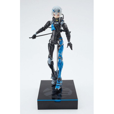 Figura Shojo-Hatsudoki Maqueta Hagane Works Diecast / Pvc Motored Cyborg Runner Ssx_155 Techno Azur 17 Cm