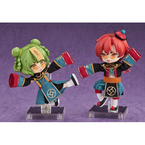 Figura de Personagem Original Boneca Nendoroid Estilo Chinês Jiangshi Twins: Ginger 14 Cm