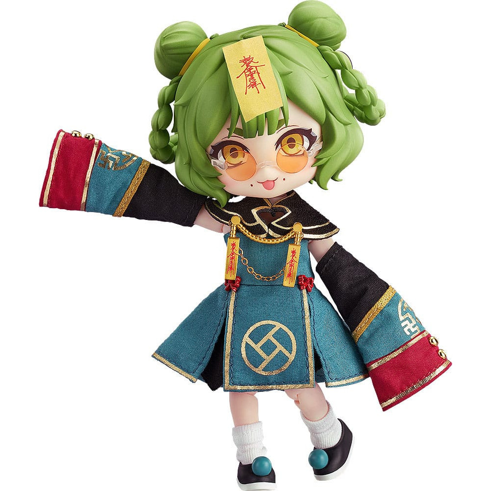 Figura de Personagem Original Boneca Nendoroid Estilo Chinês Jiangshi Twins: Ginger 14 Cm