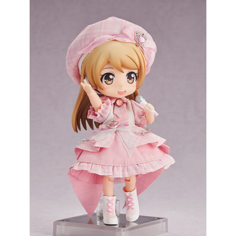 Acessórios de figuras de personagens originais para bonecas Nendoroid Conjunto de roupa: Roupa de Ídolo - Rapariga (Rosa bebé)