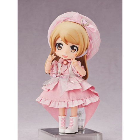 Acessórios de figuras de personagens originais para bonecas Nendoroid Conjunto de roupa: Roupa de Ídolo - Rapariga (Rosa bebé)