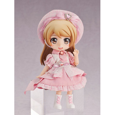 Acessórios de figuras de personagens originais para bonecas Nendoroid Conjunto de roupa: Roupa de Ídolo - Rapariga (Rosa bebé)