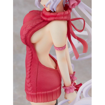 Senki Zesshou Symphogear G Pvc 1/7 Chris Yukine Figura: Adorável estilo camisola Aq 24 Cm