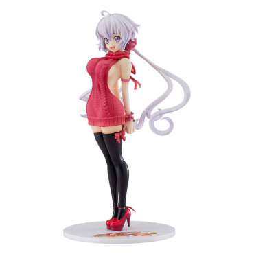 Senki Zesshou Symphogear G Pvc 1/7 Chris Yukine Figura: Adorável estilo camisola Aq 24 Cm