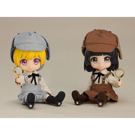 Original Character Figure Acessórios Para Figuras Nendoroid Doll Outfit Set Detetive - Boy (Gray)