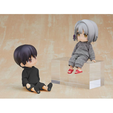 Conjunto de roupa para bonecas Nendoroid: camisola e calças de treino (cinzento) Acessórios para figuras originais