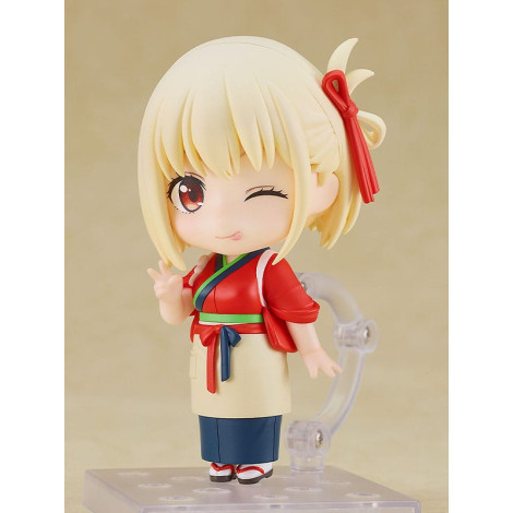 Figure Lycoris Recoil Nendoroid Chisato Nishikigi: Café Lycoreco Uniforme Ver. 10 Cm