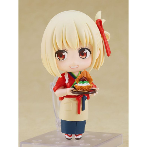 Figure Lycoris Recoil Nendoroid Chisato Nishikigi: Café Lycoreco Uniforme Ver. 10 Cm