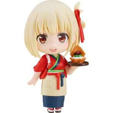 Figure Lycoris Recoil Nendoroid Chisato Nishikigi: Café Lycoreco Uniforme Ver. 10 Cm