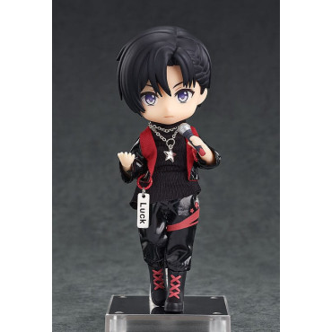 Acessórios de figuras de personagens originais para bonecas Nendoroid Conjunto de roupa de Ídolo - Rapaz (Vermelho escuro)