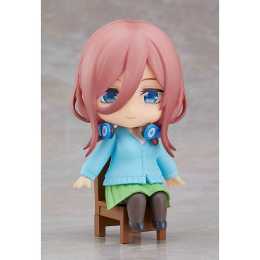 Figura Os Quíntuplos Quintessenciais Filme Nendoroid Swacchao! Miku Nakano 9 Cm