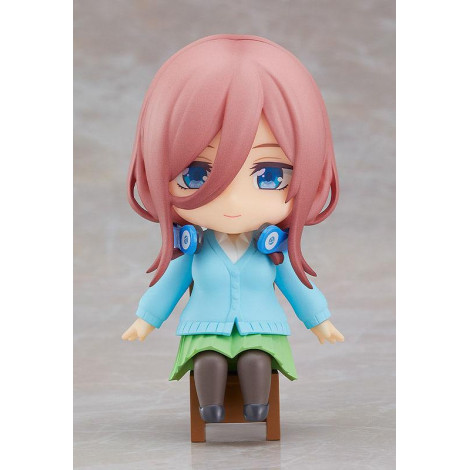 Figura Os Quíntuplos Quintessenciais Filme Nendoroid Swacchao! Miku Nakano 9 Cm