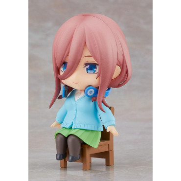 Figura Os Quíntuplos Quintessenciais Filme Nendoroid Swacchao! Miku Nakano 9 Cm