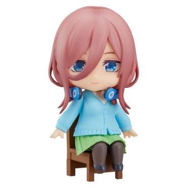 Figura Os Quíntuplos Quintessenciais Filme Nendoroid Swacchao! Miku Nakano 9 Cm