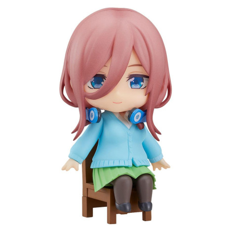 Figura Os Quíntuplos Quintessenciais Filme Nendoroid Swacchao! Miku Nakano 9 Cm