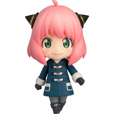 Spy × Family Figure Nendoroid Anya Forger: Roupa de inverno Ver. 10 Cm