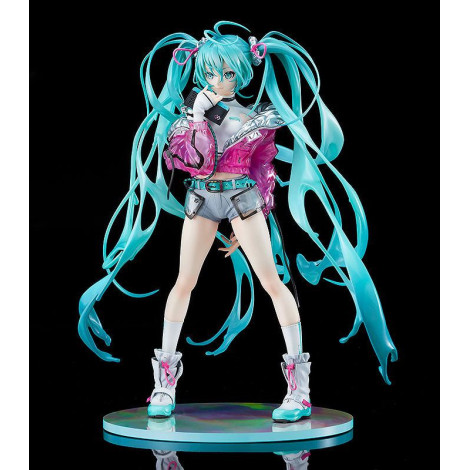 Figura Personagem Vocal Série 01 1/7 Hatsune Miku Com Solwa 24 Cm