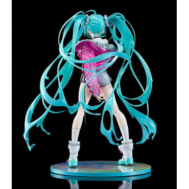 Figura Personagem Vocal Série 01 1/7 Hatsune Miku Com Solwa 24 Cm