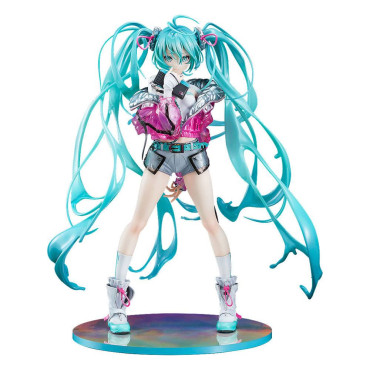 Figura Personagem Vocal Série 01 1/7 Hatsune Miku Com Solwa 24 Cm