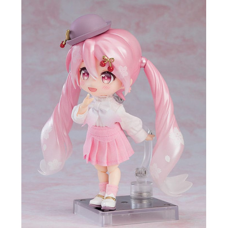 Figura Personagem Vocal Série 01: Hatsune Miku Boneca Nendoroid Sakura Miku: Hanami Outfit Ver. 14 Cm