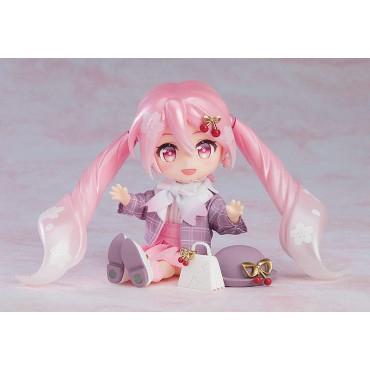 Figura Personagem Vocal Série 01: Hatsune Miku Boneca Nendoroid Sakura Miku: Hanami Outfit Ver. 14 Cm