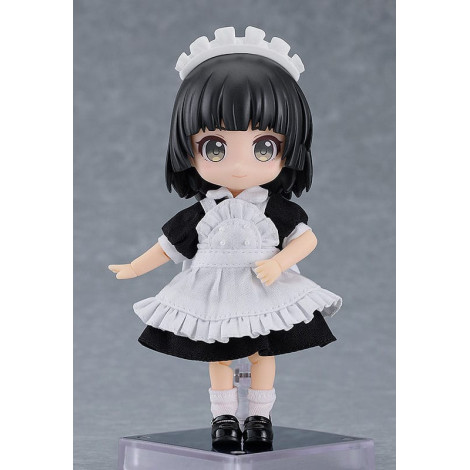 Acessórios de figuras de personagens originais para bonecas Nendoroid: Conjunto de roupa de empregada doméstica Mini (preto)