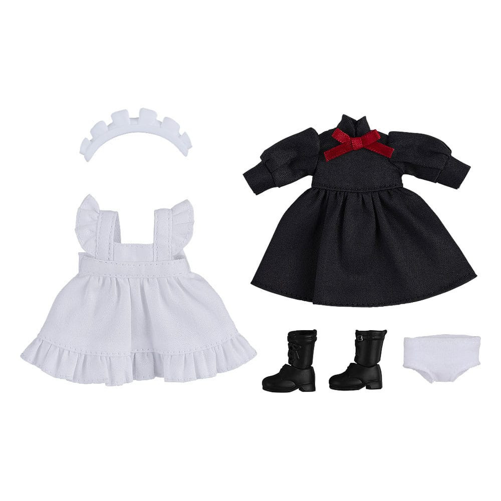 Original Character Figure Acessórios para Figuras Nendoroid Doll Outfit Set: Maid Outfit Long (Black)