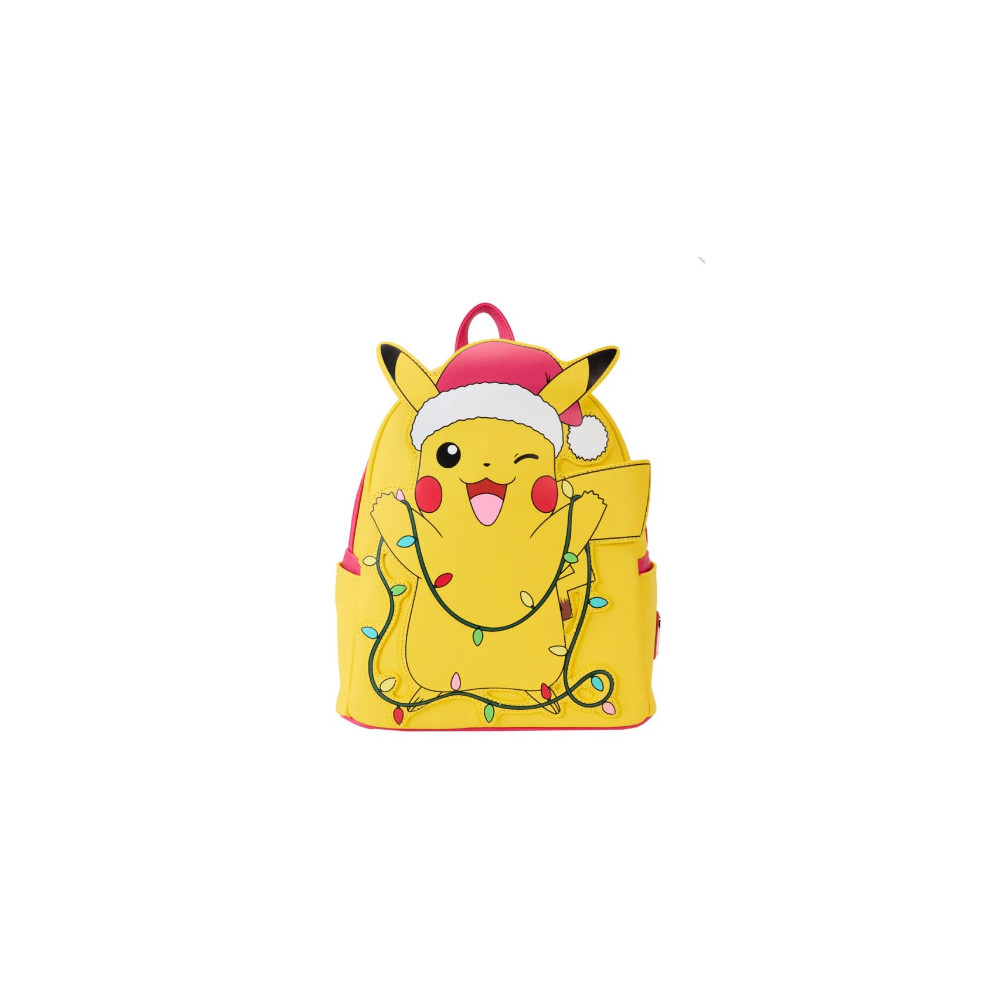 Loungefly Mochila Pikachu com luzes de Natal